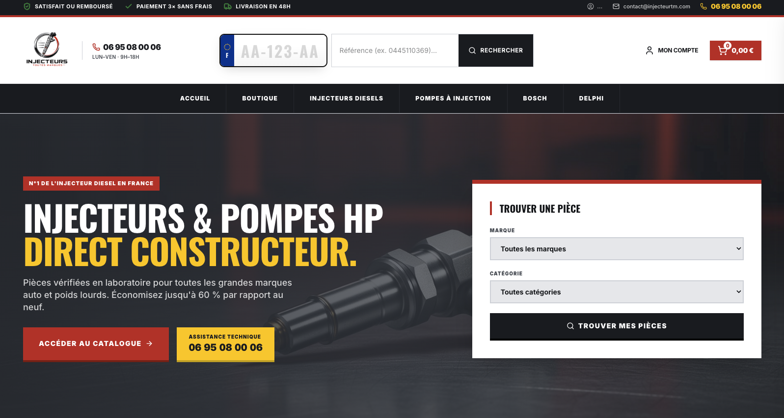 Injecteurs - Auto e-commerce